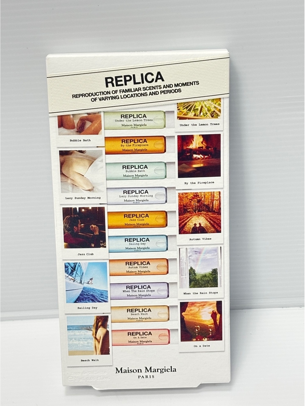 Maison Margiela Replica Eau de Toilette Sampler Set 10 x 2ml Spray Vials